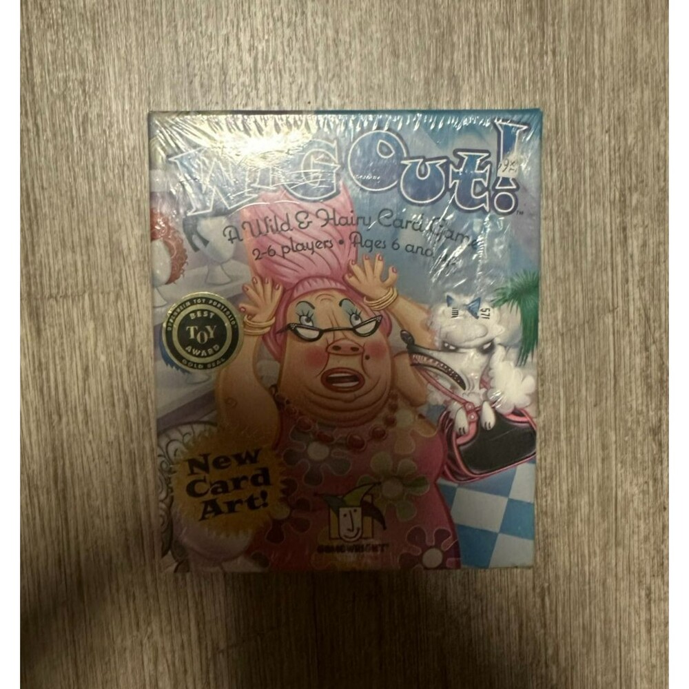Wig Out! NEW SEALED A Wild & Hairy Card Game 2013 Gamewright New Factory Sealed